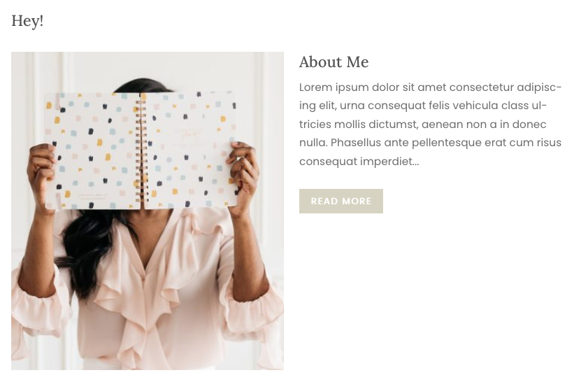 Bernise Feminine WordPress Theme Mag Profile Style