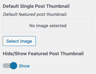 Default Featured Post Thumbnail